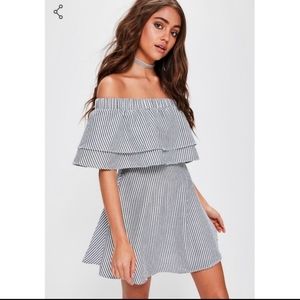 Missguided Bardot Swing Dress NWT 12